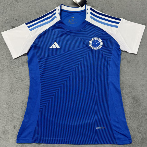 2025/26 Cruzeiro Home Blue Women Soccer Jersey 女