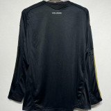 2009/10 RM Away Black Retro Player Version Long Sleeve Jersey