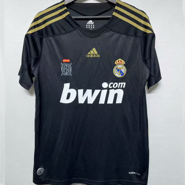 2009/10 RM Away Black Retro Soccer Jersey