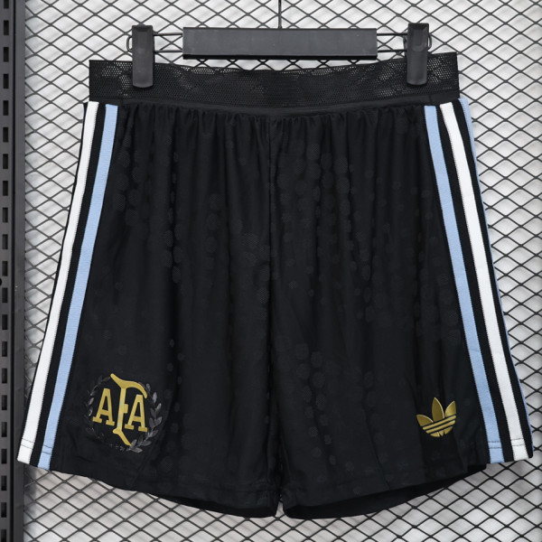 2024/25 Argentina 50th Anniversary Player Version Black Shorts Pants 球员版