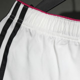 2014/2015 RM Home White Retro Player Version Shorts Pants 球员版