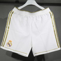 2011/2012 RM Home White Retro Player Version Shorts Pants 球员版