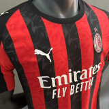 2025/26 AC Milan Home Player Version Soccer Jersey