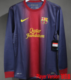 2012/13 BA Home Retro Player Version Long Sleeve Soccer Jersey 球员版