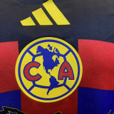 2025/26 Club America Home Player Version Soccer Jersey 背后广告黑色