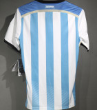 2014 Argentina Home Retro Player Version Soccer Jersey