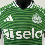 2025/26 Newcastle Away Green Player Version Soccer Jersey