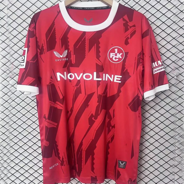 2025/26 Kaiserslautern Home Red Fans Soccer Jersey 凯泽斯劳滕