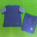 2025/26 PSG Blue Player Version Kids Soccer Jersey 球员版童装