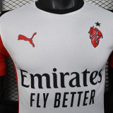 2025/26 AC Milan Away White Player Version Soccer Jersey