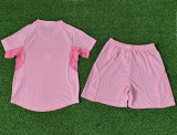 2025/26 Algeria Special Edition Pink Player Version Kids Jersey 球员版童装
