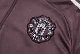 2025/26 M Utd Grey Purple Sweater Tracksuit