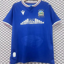 2025/26 Linfield F.C.140th Anniversary Home Blue Fans Soccer Jersey  林菲尔德