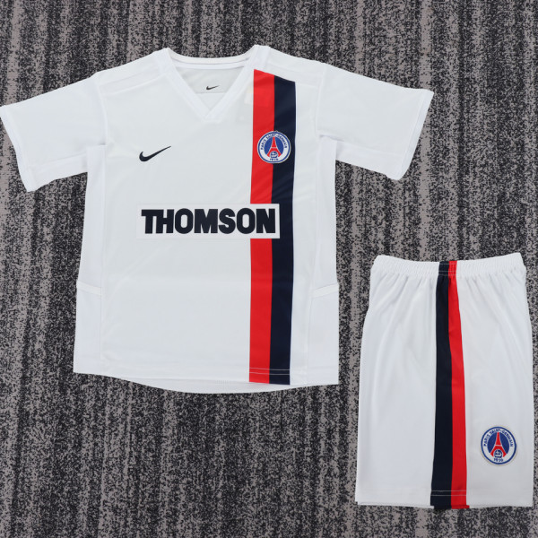 2002/2003 PSG Away Retro Kids Soccer Jersey