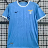 202526 Lazio Home Blue Fans Soccer Jersey