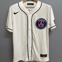 2025/26 PSG White Baseball T-Shirt