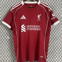 2025/26 LFC Home Red Fans Soccer Jersey 背有97标