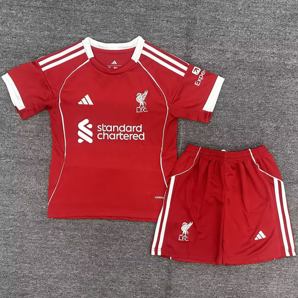2025/26 LFC Home Red Kids Soccer Jersey