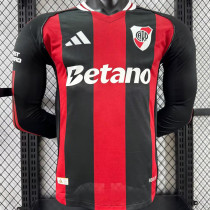 2025/26 River Plate Away Player Version Long Sleeve Jersey  长袖胸前广告