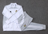 2025/26 RM Grey White Jacket Tracksuit
