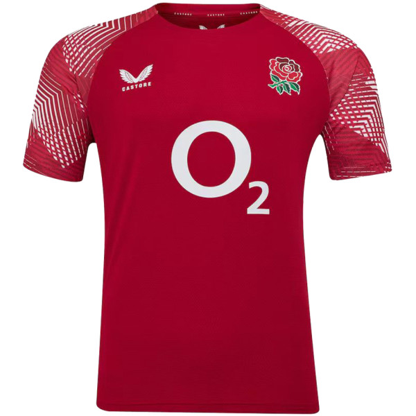 2025/26 England Away Red Rugby Shirt  英格兰