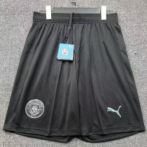 2025/26 Man City Away Black Shorts Pants