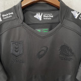 2025/26 Brisbane Broncos Black Rugby Shirt  野马