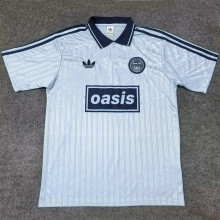 2025/26 AD x oasis Blue Retro Style Fans Soccer Jersey