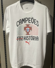 2025/26 Portugal CHAMPIONS White Pure Cotton Jersey