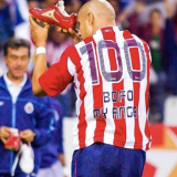 BOFO MY ANGEL #100 Chivas Home Retro Long Sleeve Soccer Jersey 2006/2007 ★★