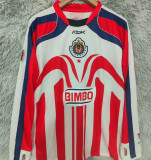 BOFO MY ANGEL #100 Chivas Home Retro Long Sleeve Soccer Jersey 2006/2007 ★★