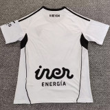 2025/26 Albacete Home White Fans Soccer Jersey 阿尔巴赛特