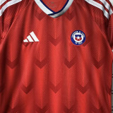 2025/26 Chile Home Red Fans Soccer Jersey
