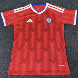 2025/26 Chile Home Red Fans Soccer Jersey