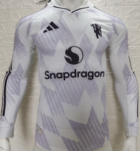 2025/26 M Utd Away Player Version Long Sleeve Soccer Jersey