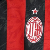 2025/26 AC Milan Home Player Version Long Sleeve Soccer Jersey