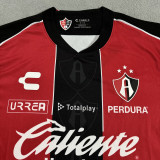 2025/26 Atlas Home Red Black Fans Soccer Jersey 阿特拉斯