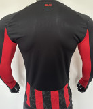 2025/26 AC Milan Home Player Version Long Sleeve Soccer Jersey