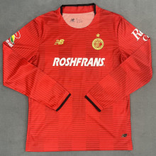 2025/26 Deportivo Toluca Home Red Long Sleeve Soccer Jersey 托卢卡
