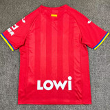 2025/26 Getafe Away Red Fans Soccer Jersey