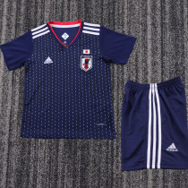 2018 Japan Home Retro Kids Soccer Jersey