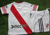 2025/26 River Plate Home White Kids Soccer Jersey