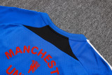 2025/26 M Utd Blue POLO Training Tracksuit