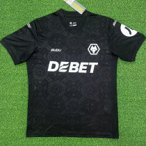 2025/26 Wolves Goalkeeper Black Fans Soccer Jersey
