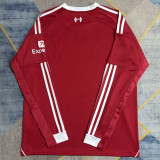 2025/26 LFC Home Red Fans Long Sleeve Soccer Jersey