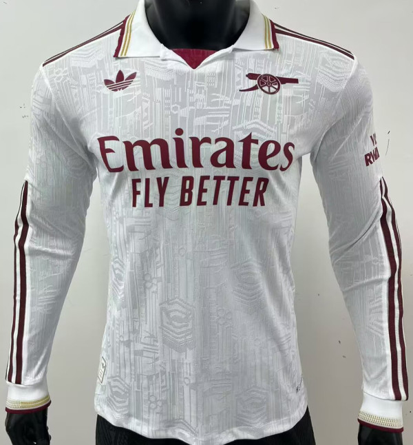 2025/26 ARS Third Player Version Long Sleeve Soccer Jersey 背后领有LOGO
