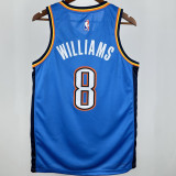 Thunder WILLIANS #8 Blue NBA Jersey