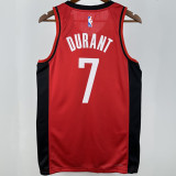 Rockets DURANT #7 Red NBA Jersey
