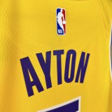 Lakers AYTON #5 Yellow NBA Jersey