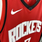 Rockets DURANT #7 Red NBA Jersey